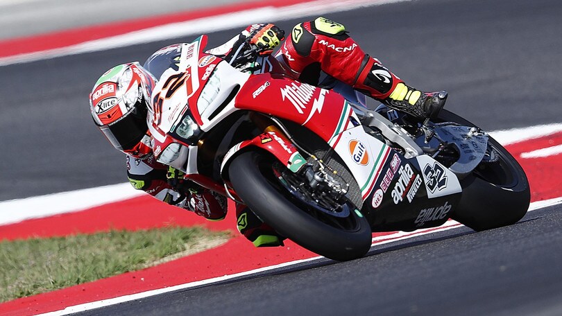 SBK Milwaukee Aprilia, Savadori: «Sorpassi molto difficili»