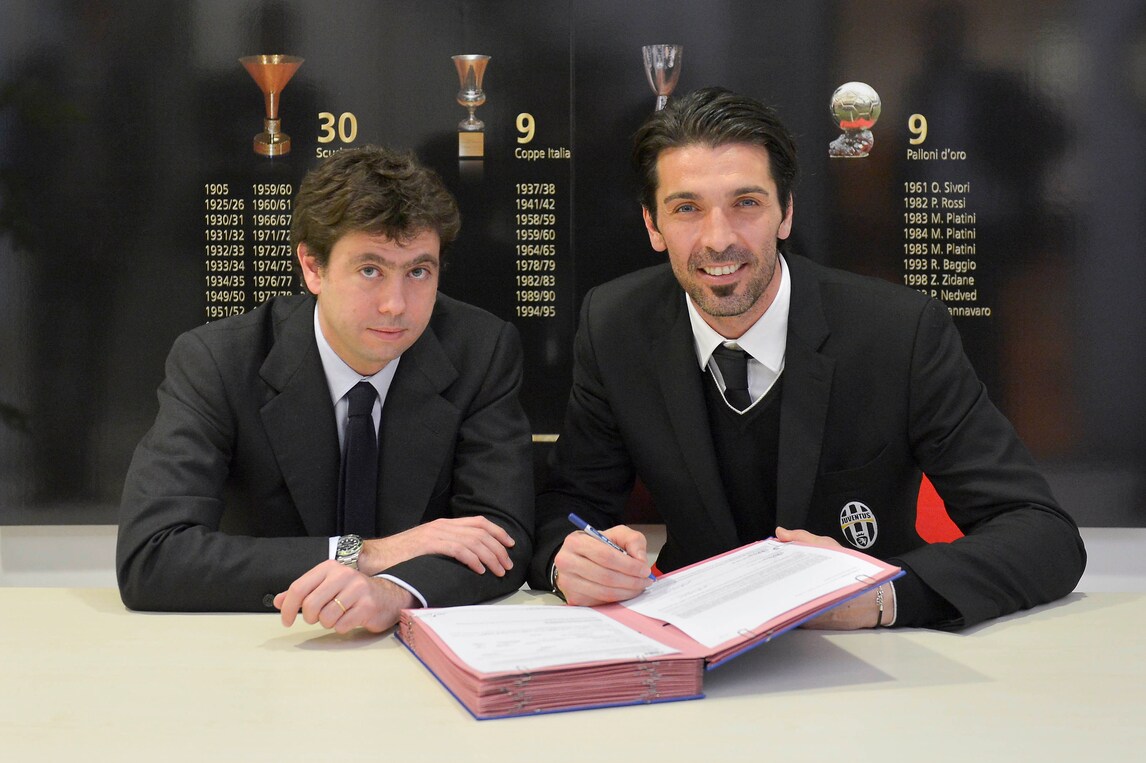 Buffon padrino della figlia di Agnelli