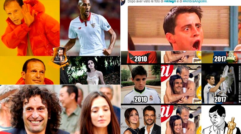 Allegri e Ambra: che coppia! Sorpresa e ironia sui social