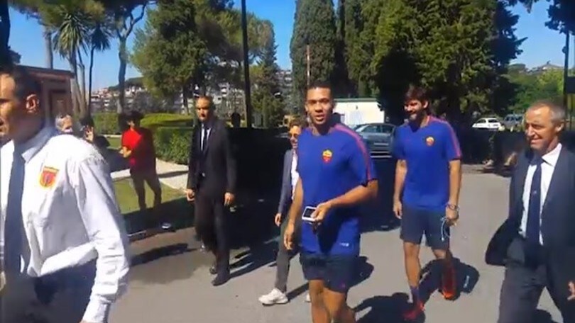 Villa Stuart, i giocatori della Roma cominciano i test