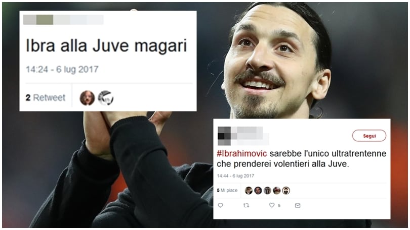 Ibrahimovic a Torino, i tifosi della Juventus: «Magari!»