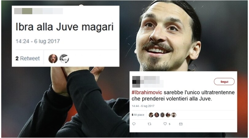 Ibrahimovic a Torino, i tifosi della Juventus: «Magari!»