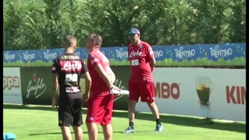 Il Napoli in ritiro a Dimaro in Val di Sole