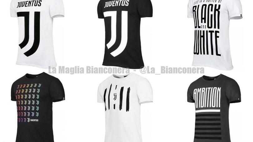 Le nuove T-shirt della Juventus sul web