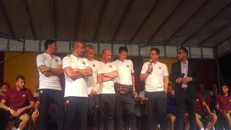 Roma, Di Francesco presenta il "suo" staff