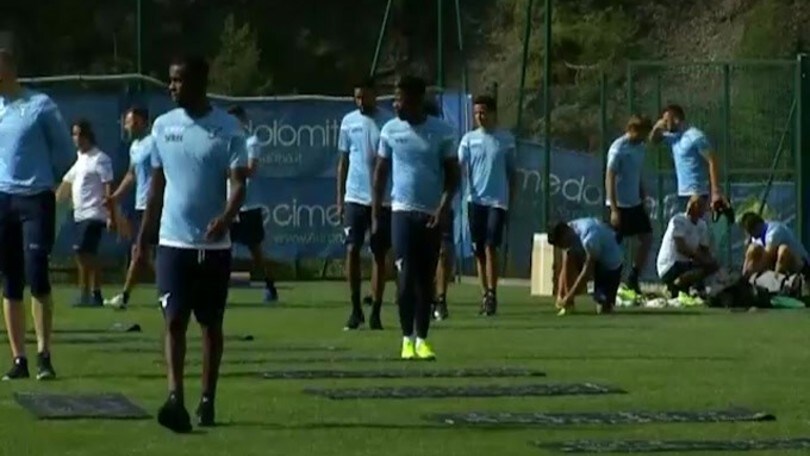 Lazio, le immagini di allenamento nel ritiro di Auronzo