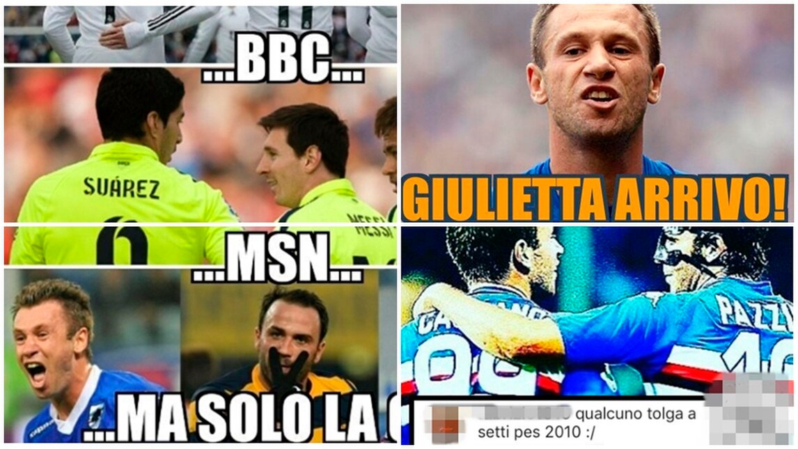 Cassano firma per l'Hellas Verona e scatena le ironie del web