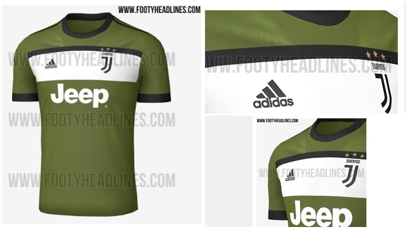 Juventus, in rete spunta la terza maglia