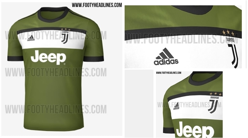 Juventus, in rete spunta la terza maglia