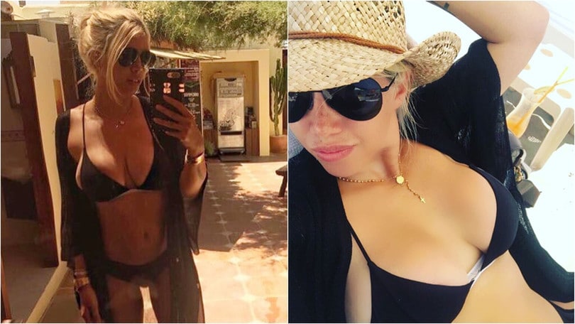 Continuano le vacanze in Spagna: Wanda Nara esplosiva