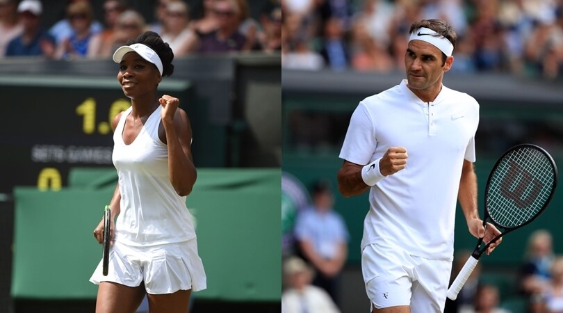 Tennis, Wimbledon: 100 partite per Williams e Federer