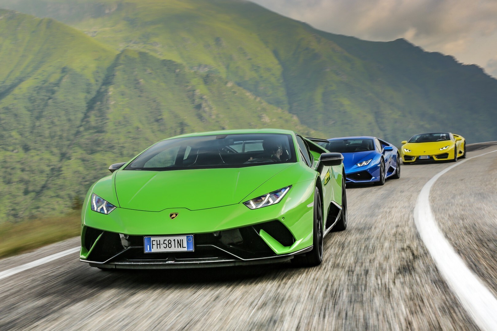 Con la Lamborghini Huracàn sulla Transfagarasan: foto