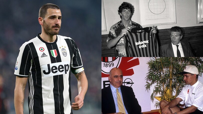 Bonucci in rossonero? I giocatori passati dalla Juventus al Milan