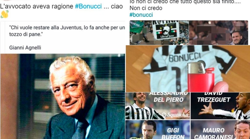 Bonucci al Milan, tifosi sconvolti: «Hai deluso il popolo Juventus»