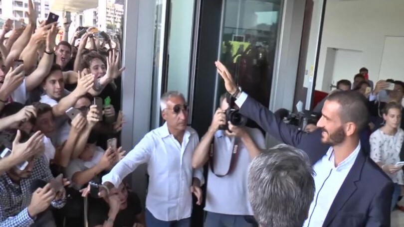 Milan, bagno di folla per Bonucci