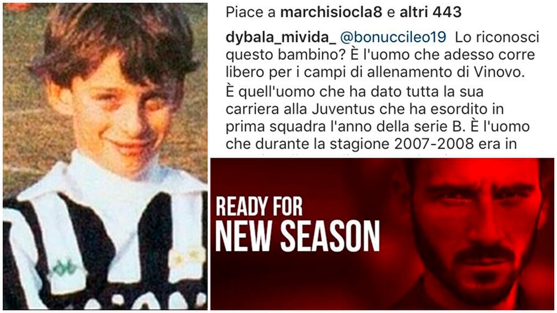 Marchisio, un "like" su Bonucci che fa rumore