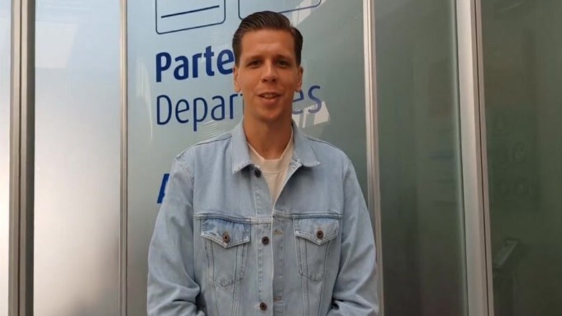 Juve, Szczesny saluta i tifosi