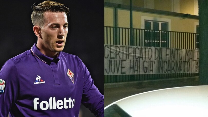 Bernardeschi, clima rovente a Firenze. Striscione dei tifosi: «Hai già lo stile Juve»