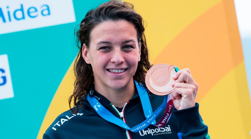 Mondiali nuoto, ancora una medaglia: Bridi bronzo nella 25 km femminile