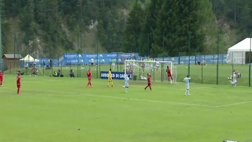Lazio-Spal 2-0: la rete di Immobile