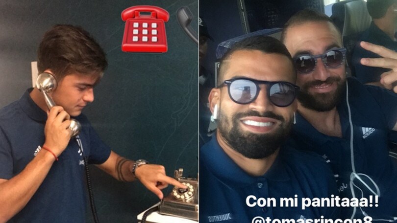 La Juventus sulle story di Instagram