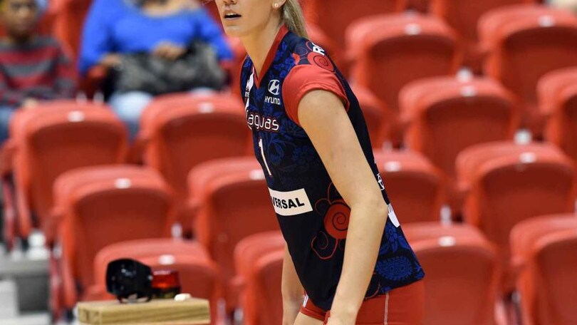 L'opposta USA Annie Drews alla Sab Legnano