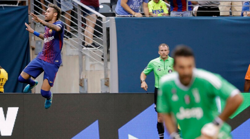 Icc: Juventus-Barcellona 1-2: Neymar da sballo, Chiellini non basta