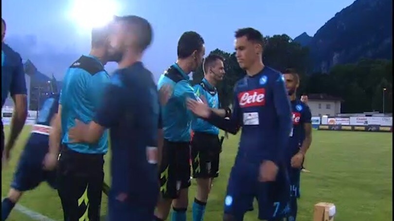 Napoli: finisce in parità l'amichevole contro il Chievo