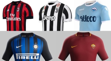 Tutte le maglie della Serie A 2017/18
