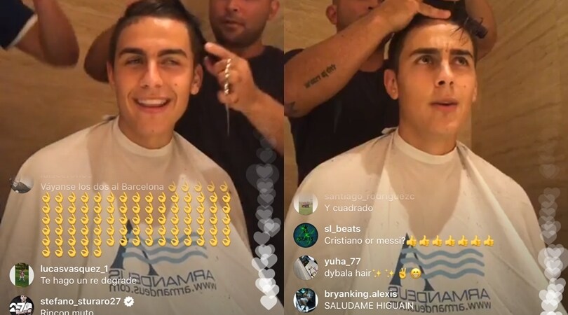 Il nuovo look di Dybala scatena l'ironia della Juventus e non solo 