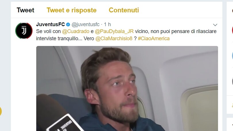Juventus, Marchisio dribbla Cuadrado e Dybala e punta la Supercoppa: «Subito un trofeo»