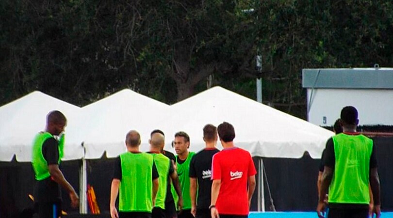 Barcellona, tensione Neymar: che rissa in allenamento con Semedo!