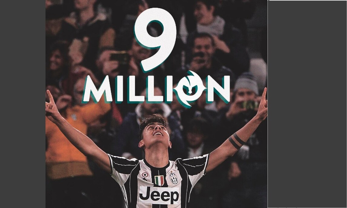 Instagram, per Dybala 9 milioni di follower