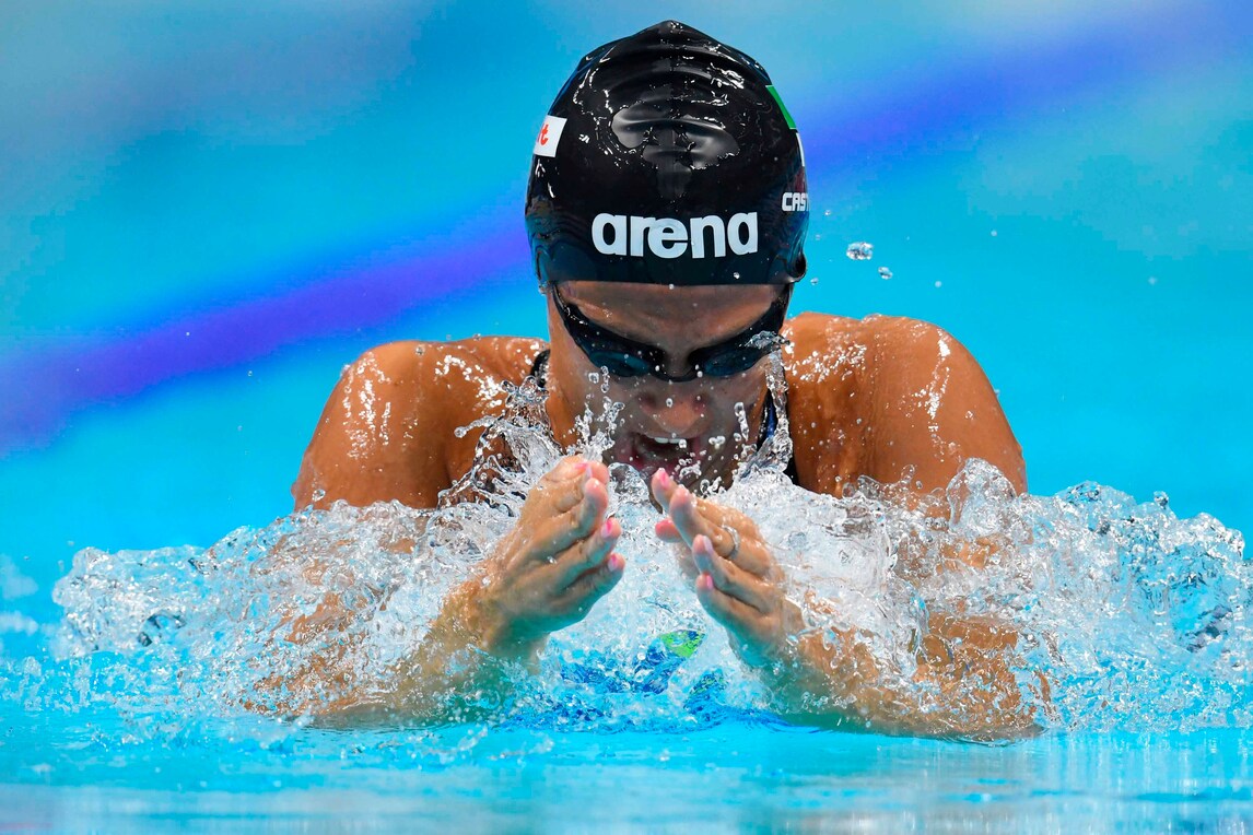 Nuoto, Mondiali; 50 rana, record italiano della Castiglioni