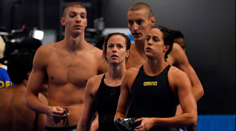 Mondiali nuoto: Italia quinta nella 4x100 mista, Usa oro e record