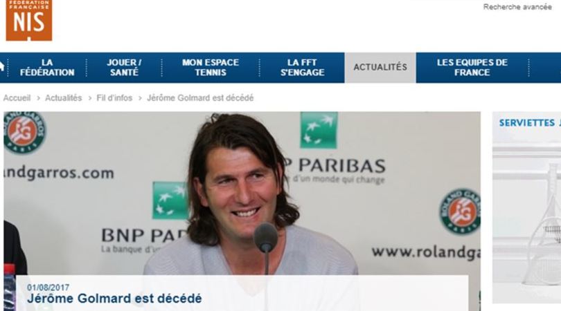 Tennis in lutto, morto Golmard: fu numero 22 del mondo
