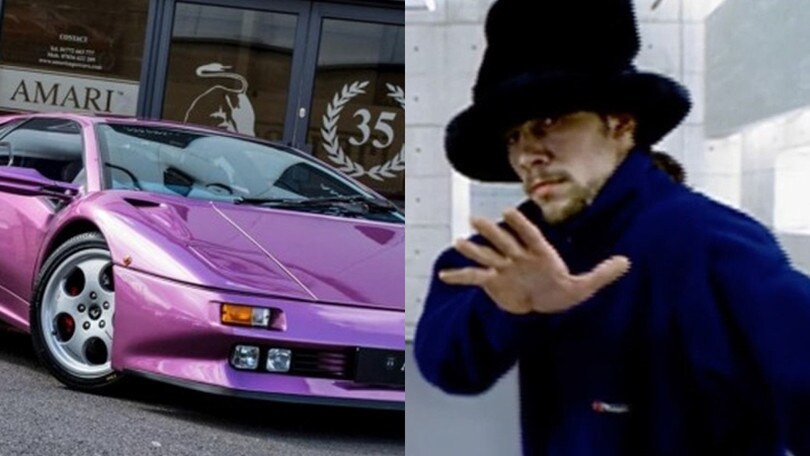 La Lamborghini "Cosmic Girl" di Jamiroquai in vendita.