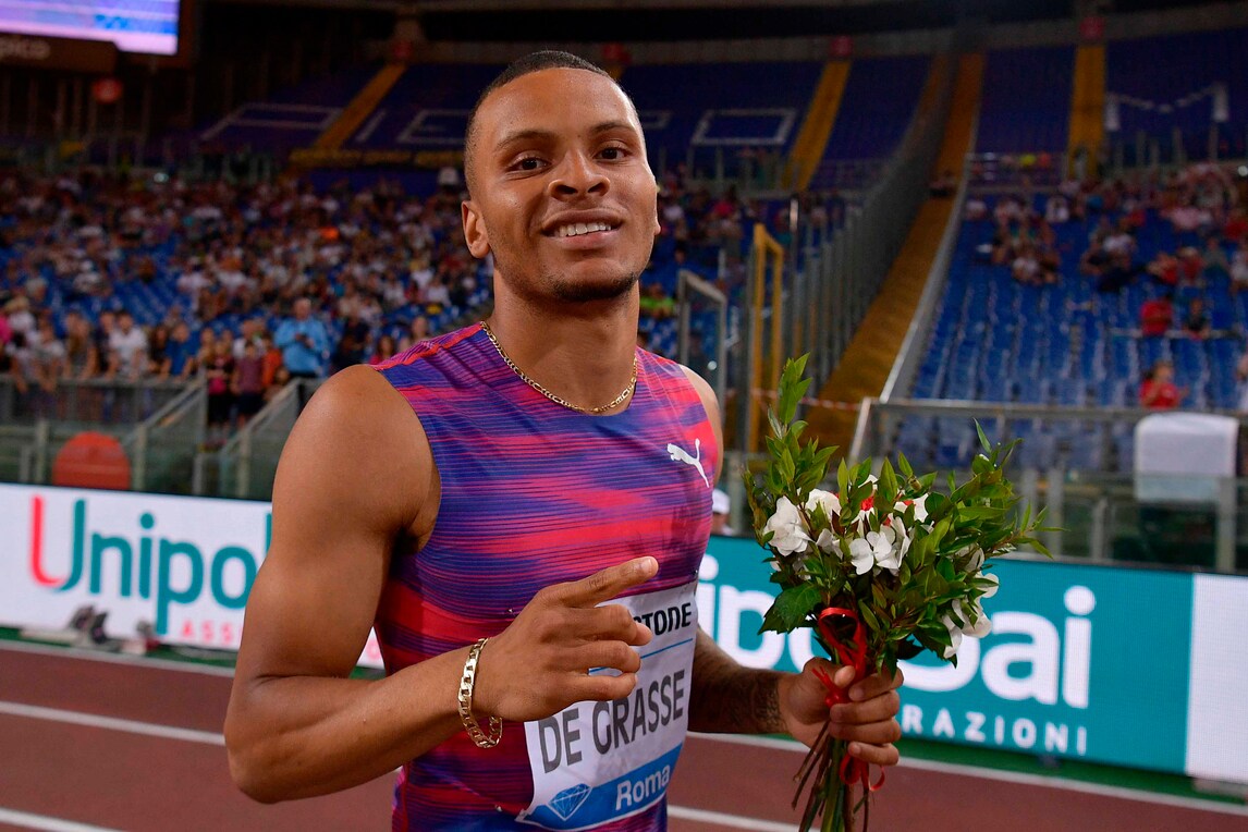Atletica, De Grasse lascia i Mondiali per infortunio