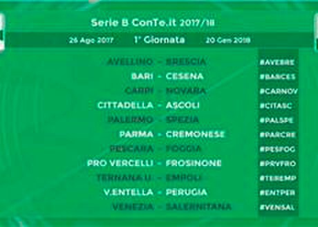 Serie B, il calendario della stagione 2017/18