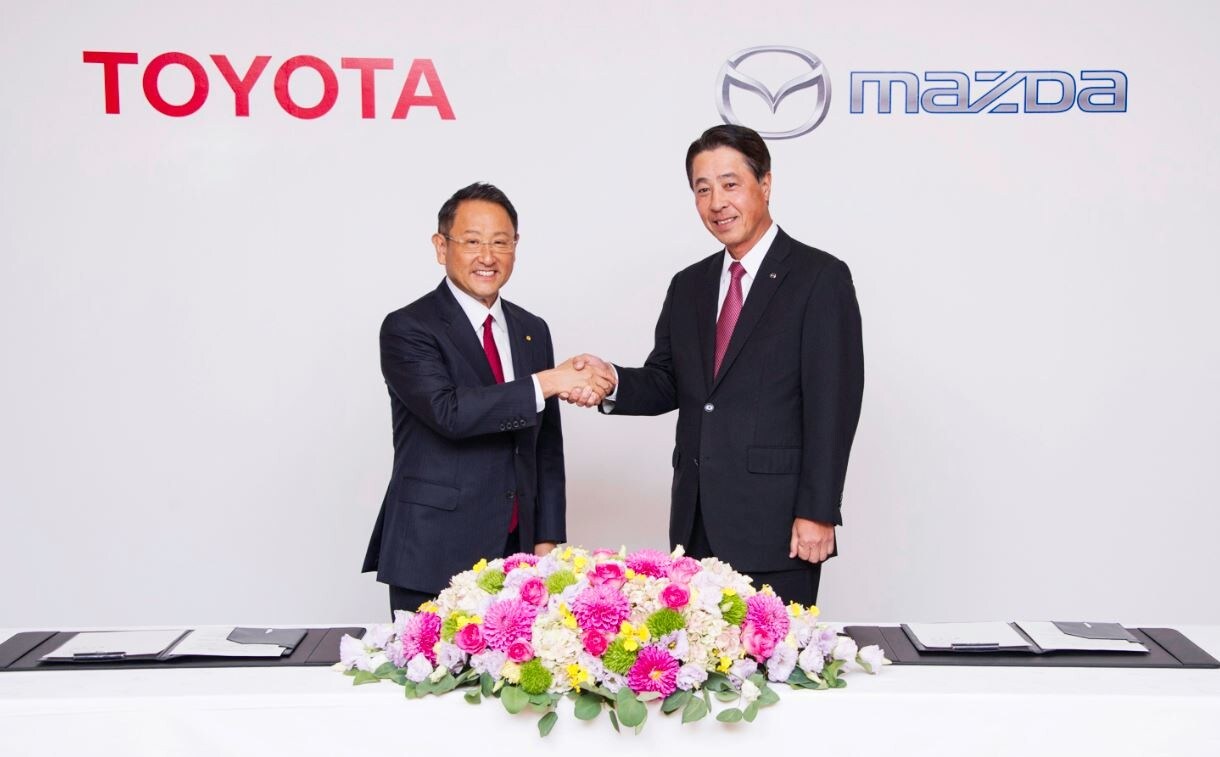 Alleanza tra Toyota e Mazda per sviluppo nuove tecnologie