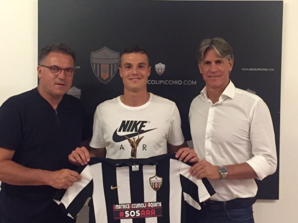 Calciomercato Ascoli, è ufficiale: rinnovo per Favilli