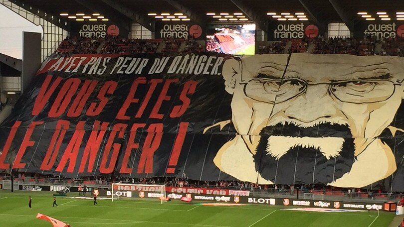 La coreografia del Rennes dedicata a Breaking Bad