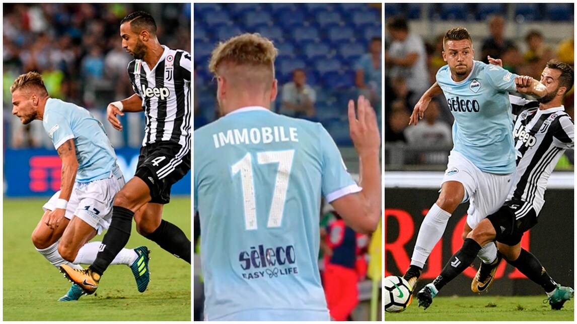 Juventus-Lazio, scintille in campo: Immobile "zittisce" Pjanic