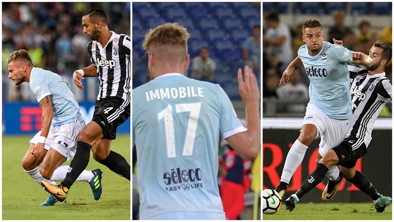 Juventus-Lazio, scintille in campo: Immobile "zittisce" Pjanic