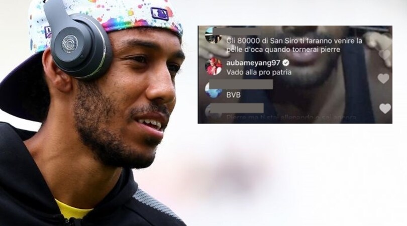 Aubameyang: «Il Milan? Vado a giocare nella Pro Patria»