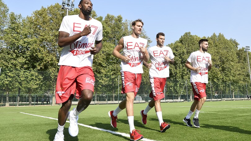 Basket, nasce la nuova EA7: il primo allenamento