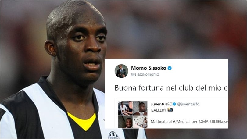 Matuidi, gli auguri dell'ex Sissoko emozionano il tifo juventino