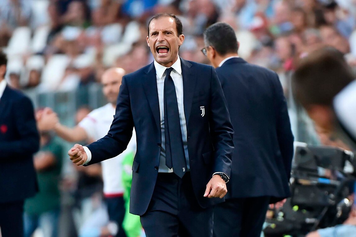 Juventus, Allegri: «Il Var? Per fortuna in porta c'è Buffon»