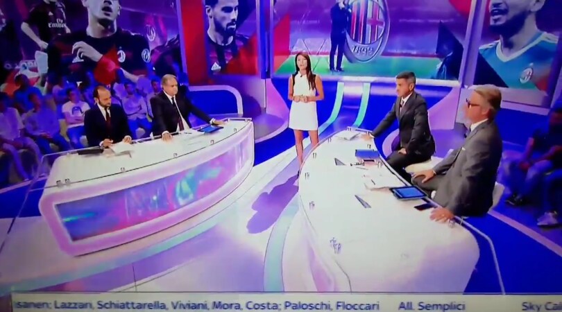Milan infuriato con Ilaria D'Amico: silenzio stampa con Sky