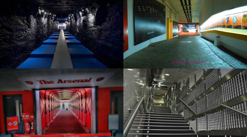 Tunnel degli spogliatoi, ecco i più belli del mondo